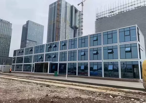 Sala de oficina modular de contenedores