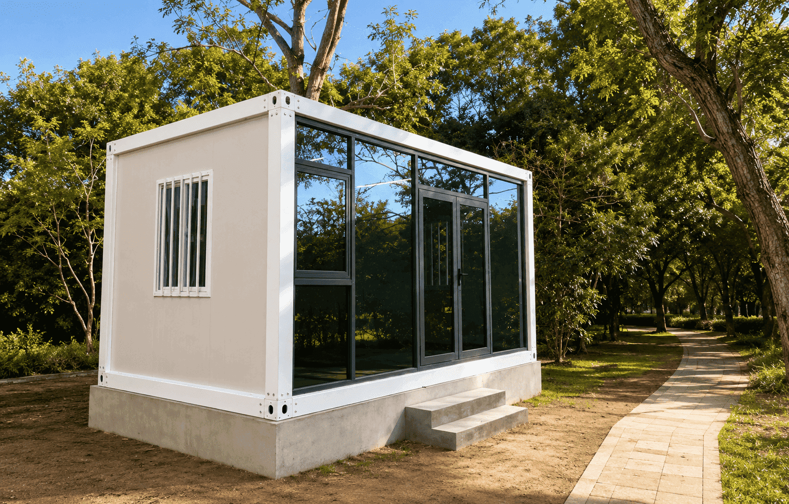 Casa contenedor desmontable para los desafíos de costos de construcción de Brasil