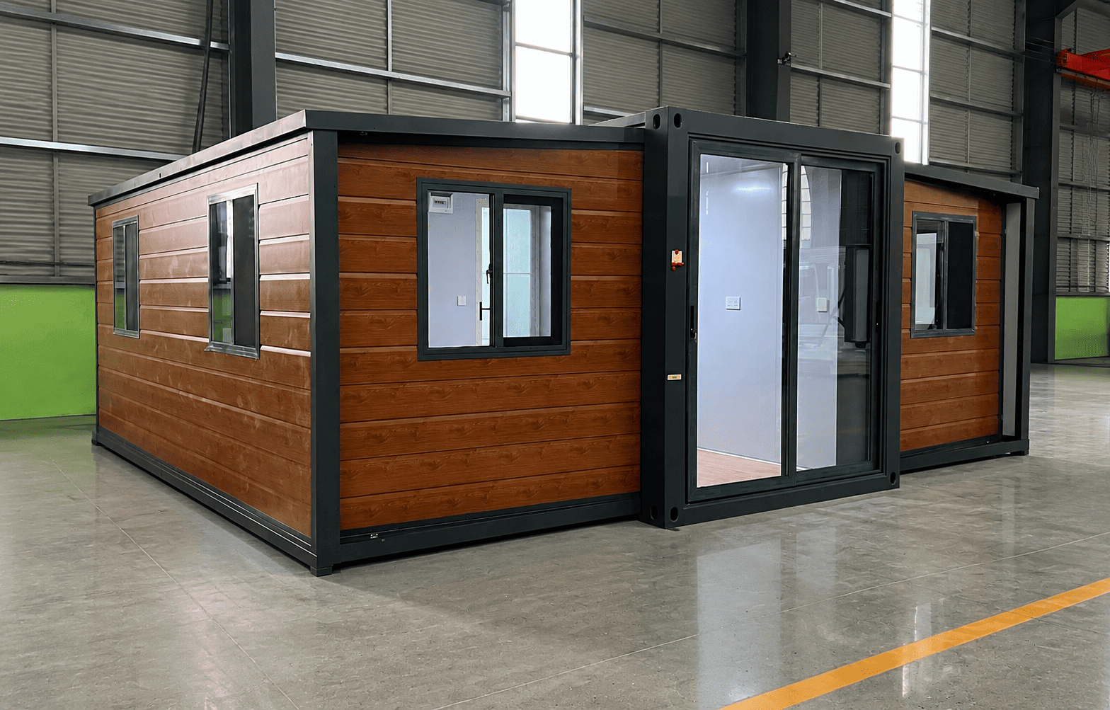Casa Box Contenedor expandible de 20 pies Inicio | Vivienda rural fuera de la red