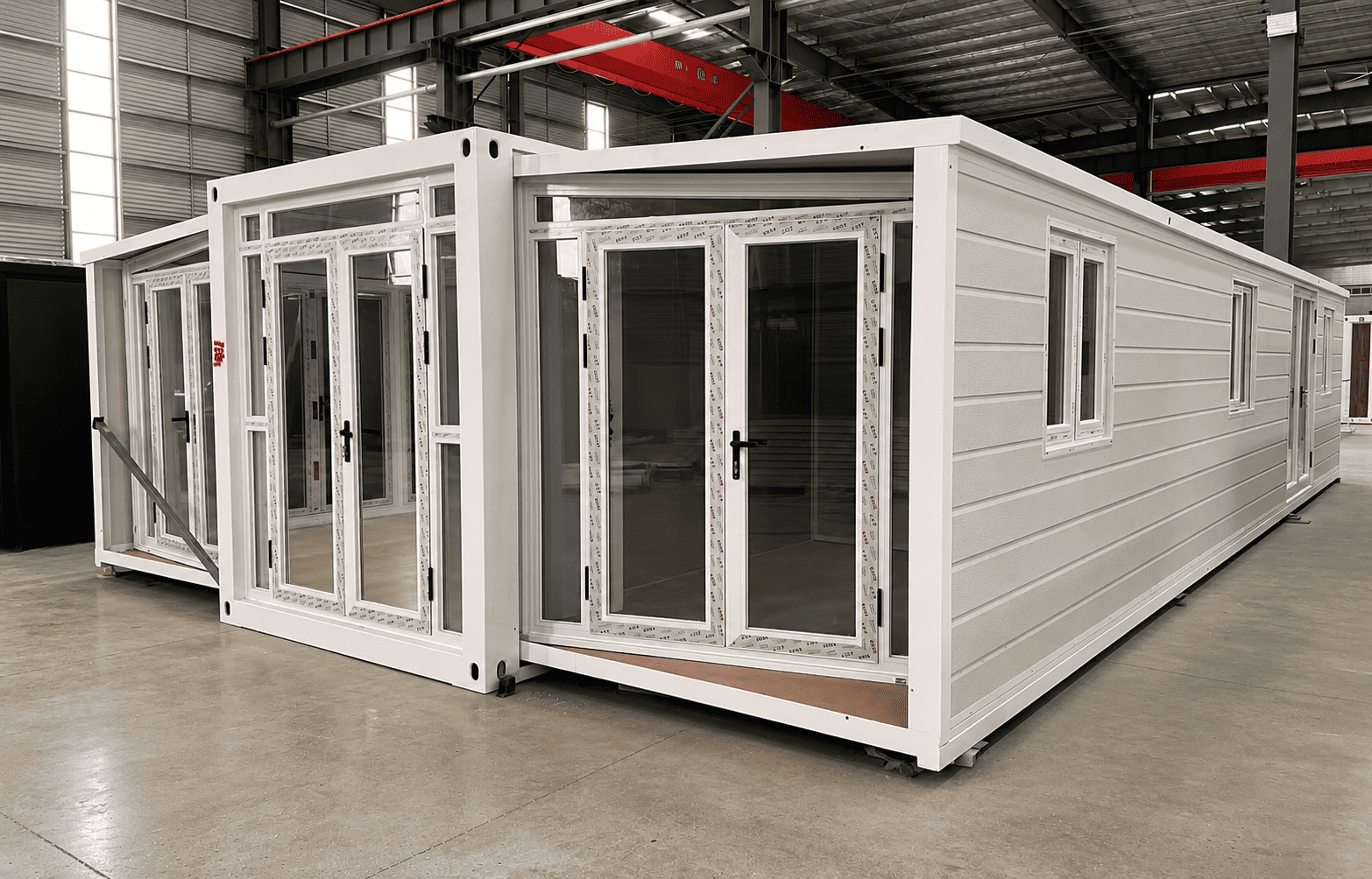 Casa Box Contenedor expandible de 40 pies Inicio | Sala de exposici&oacute;n comercial luminosa