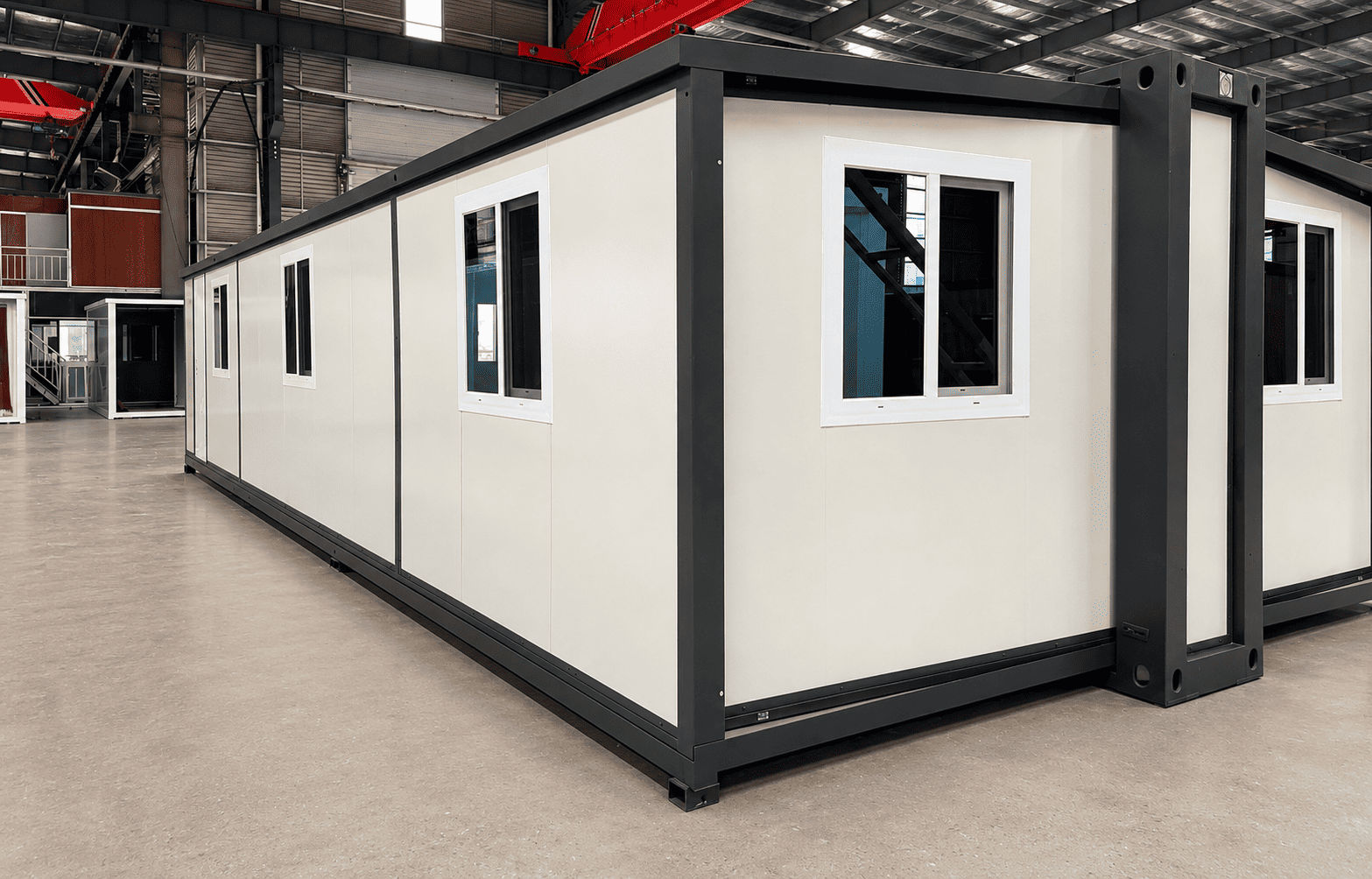 Casa Box Casa contenedor expandible F700 de 40 pies | Cl&iacute;nica Modular Blanca Limpia