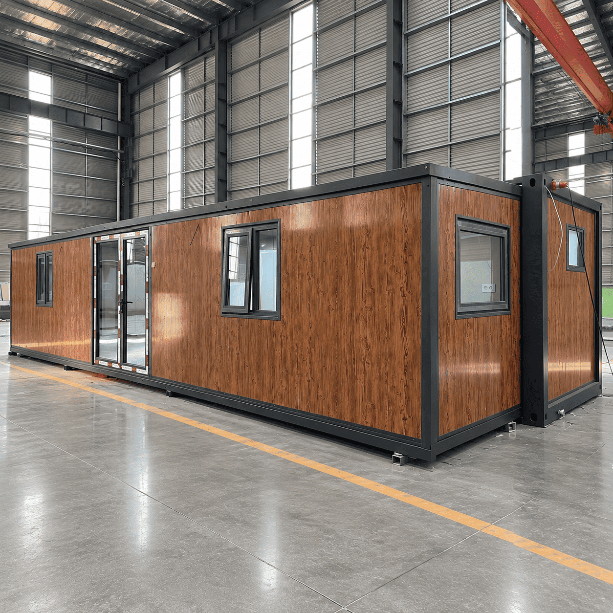 Casa Box Contenedor expandible de 40 pies Inicio | Caba&ntilde;a de lujo de 3 habitaciones